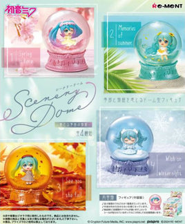 Set 4 Minifiguras The Story of the Seasons Playing Hatsune Miku: Scenery Dome