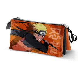 Estuche portatodo Triple Naruto Ninja