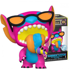 Funko Pop Summer Stitch Black Light Exclusive