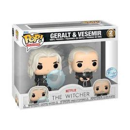 Pack 2 Funko Pop Geralt & Vesemir The Witcher Netflix Exclusive