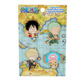 Set de 4 Pins One Piece 25th Anniversary Loungefly
