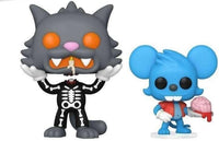Funko Pop Itchy with Scratchy (Skeleton) The Simpsons Exclusive