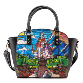 Disney Beauty and the Beast Castle Crossbody Bag Loungefly