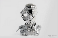 Busto Terminator T-1000 Versión Metal Líquido Art Mask
