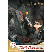 Figura Harry vs Basilisco Harry Potter y La Cámara Secreta