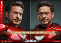 Figura Iron Man Mark VI (2.0) Marvel Los Vengadores Masterpiece Diecast
