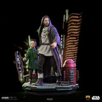 Figura Obi-Wan Kenobi y Leia Joven Art Scale
