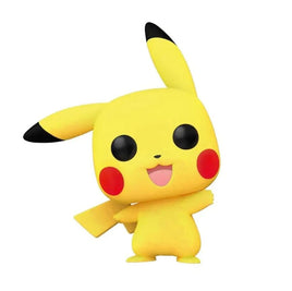 Funko Pop Pikachu Waving Pokémon Flocked