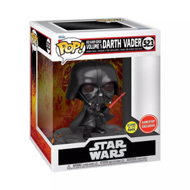 Funko Pop Delux: Darth Vader Star Wars: Red Saber Collection GITD Bobble-Head Exclusive