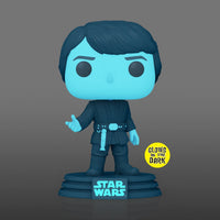 Funko Pop Star Wars: Holographic Luke Skywalker Return of the Jedi GITD Bobble-Head Exclusive