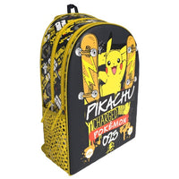 Mochila Pikachu Skate Pokemon adaptable 41cm