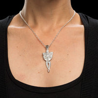 Réplica Colgante & Collar de Arwen Evenstar (Plata de ley) El Señor de los Anillos