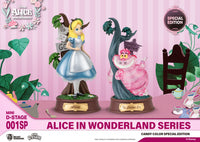 Set de 2 Figuras Alicia en el País de las Maravillas Disney Mini Dstage