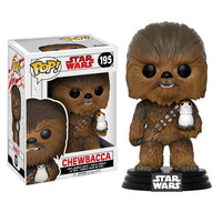 Pop Star Wars e8 The Last Jedi Chewbacca con Porg