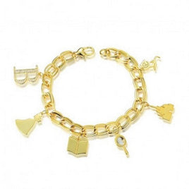 Beauty and the Beast Bracelet Gold plated beads